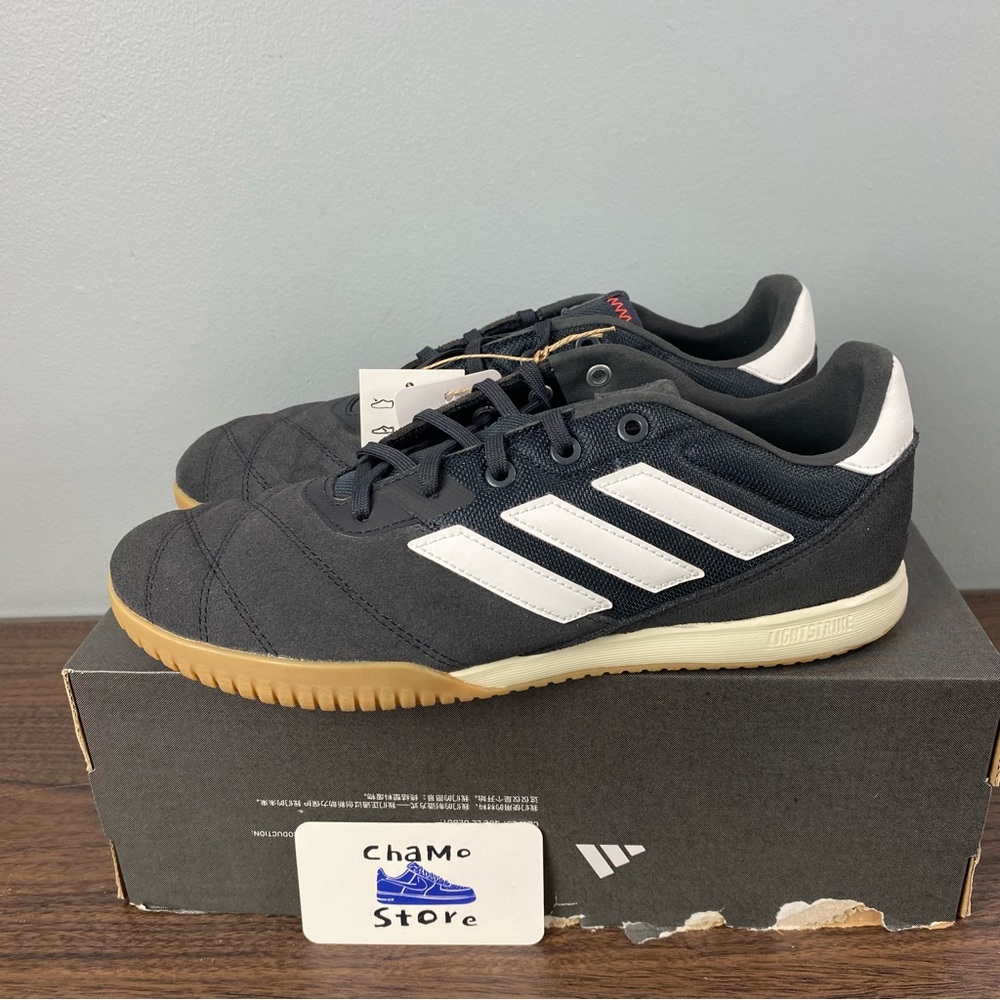 Adidas Copa Gloro IN Indoor Soccer Shoes Gray White Gum HQ1032 Men's Sz - Picture 3 of 11